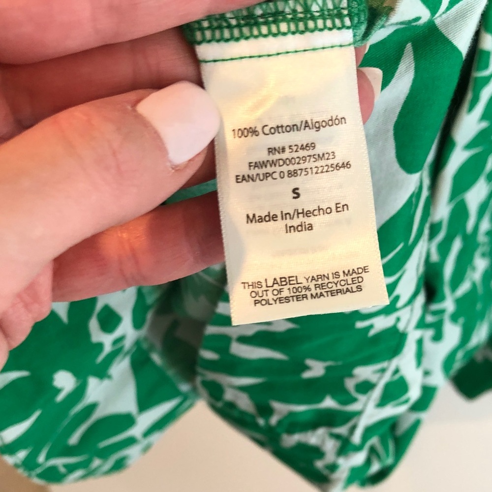 Free Assembly Women's Belted Utility Cotton Midi Shirtdress Size Small - Picture 10 of 11